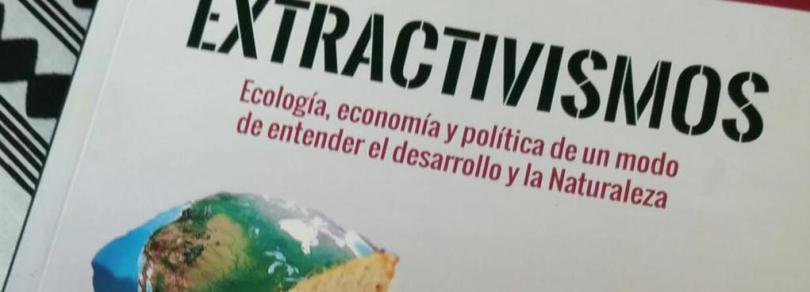 Cropped cover of Eduardo Gudynas' book _Extractivismos_