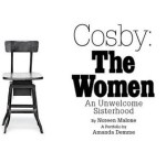 Empty chair next to title of NYMag article, "Cosby: The women. An unwelcome sisterhood."