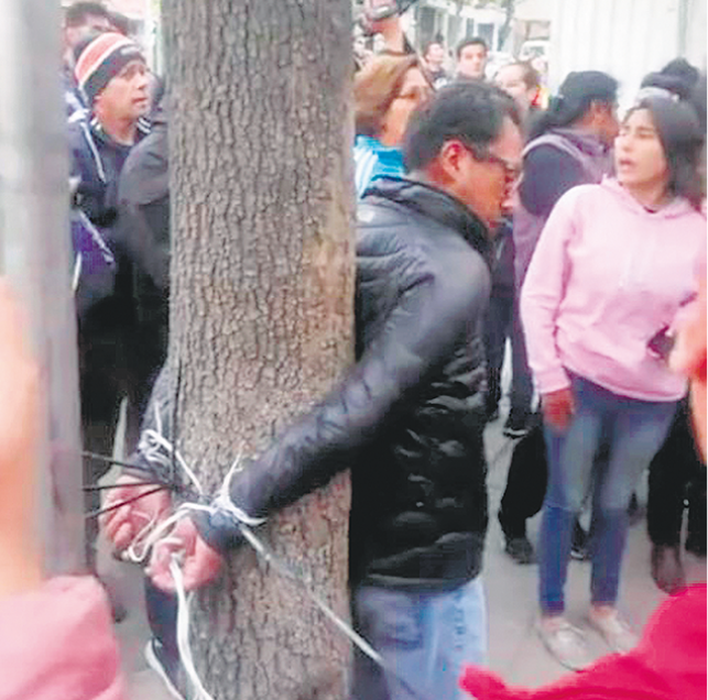 Portarit of Sebastián Moro by Cristina Perez. Text reads: "A Sebastián Moro, periodista Argentino fallecido por el golpe de estado en Bolivia, Noviembre 2019. 