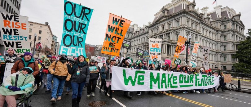People's March, Saturday, Jan. 18, 2025, in Washington.(Mike Stewart | AP Photo/Mike Stewart)